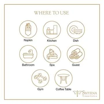 Smyrna Turkish Cotton Wash Cloths Pack of 6 | Eco-Friendly & Soft