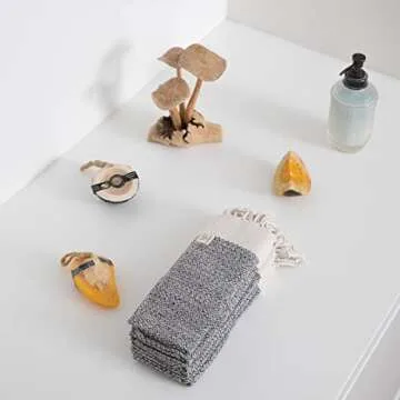 Smyrna Turkish Cotton Wash Cloths Pack of 6 | Eco-Friendly & Soft