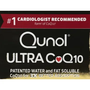 Qunol CoQ10 Softgels for Heart Health & Energy