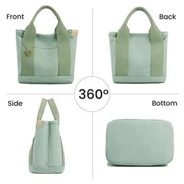 Juoxeepy Canvas Handbag - Stylish Mini Tote for Women