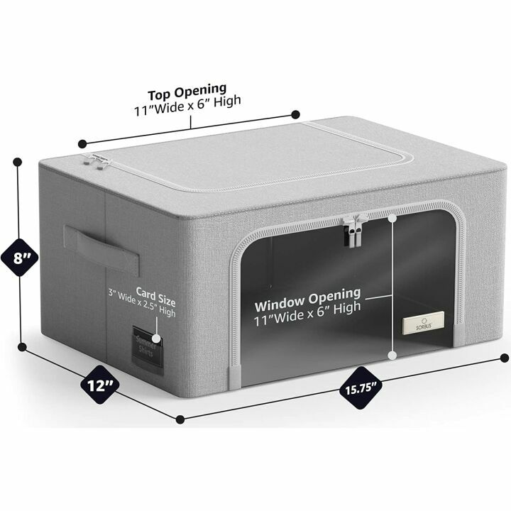 Stackable Oxford Fabric Storage Bins with Handles