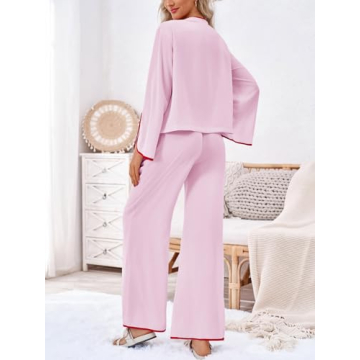 Tankaneo Women's Pink Two Piece Vacation Outfits Set