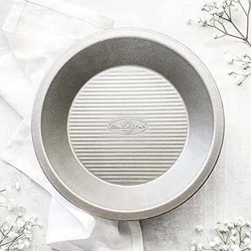 USA Pan 9-Inch Aluminized Steel Pie Pan for Perfect Pies