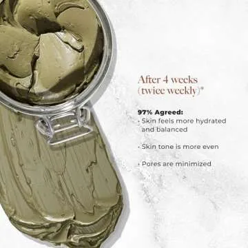 Borghese Advanced Fango Active Mud Musk - Nourishing & Exfoliating Face Mask with Bentonite Clay & Hyaluronic Acid For Normal, Combination & Oily Skin