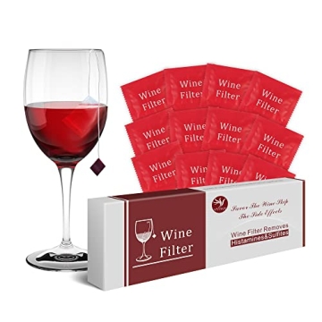 V7T7V7 Wine Sulfite Filter - Eliminate Headaches & Allergies (12 Pack)