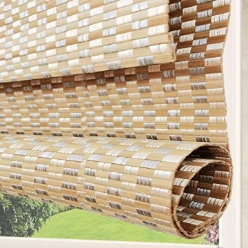 Custom Bamboo Cordless Window Shades for Stylish Homes