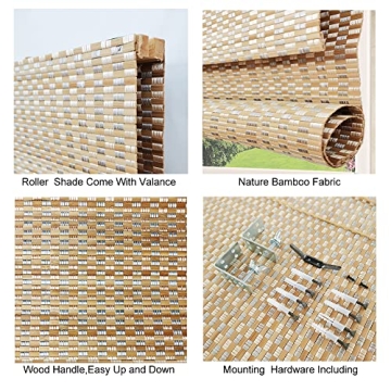 Custom Bamboo Cordless Window Shades for Stylish Homes