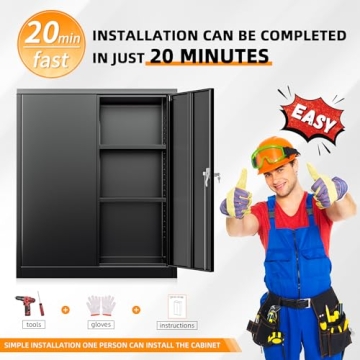 Buy INTERGREAT Lockable Metal Storage Cabinet Online