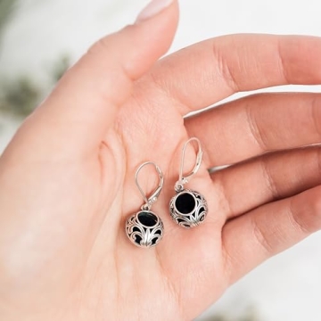 Vintage Lace Leverback Earrings, Eco Friendly Design