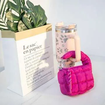 DOYOGI Mini Quilted Wristlet Bag for Stylish Women