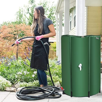 100 Gallon Collapsible Rain Barrel - Eco-Friendly Water Collection