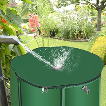 100 Gallon Collapsible Rain Barrel - Eco-Friendly Water Collection