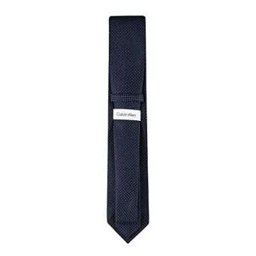 Calvin Klein Men's Steel Micro Solid A Tie, Navy, Regular