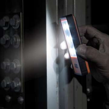 Klein Tools LED Light with Magnetic Clip for Hands-Free Use