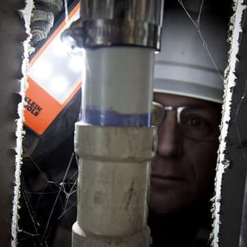 Klein Tools LED Light with Magnetic Clip for Hands-Free Use