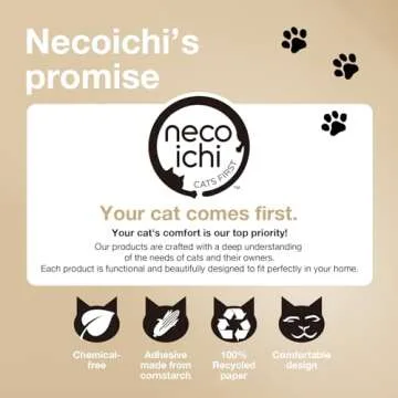 Necoichi Cat Scratcher Bowl for Cats - Stylish Comfort Lounger