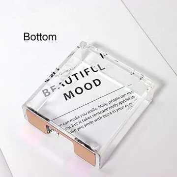 Chic Benxin Acrylic Sticky Note Holder for 3x3 Notes