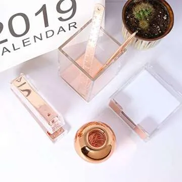 Chic Benxin Acrylic Sticky Note Holder for 3x3 Notes
