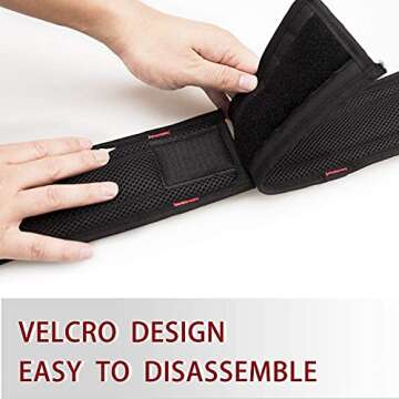 Padded Tool Belt 3 Inch Heavy Duty Work Tool Belt with Back Support Adjustable Waist