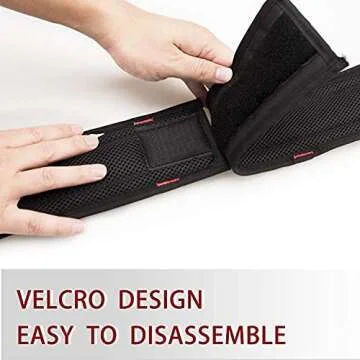 Padded Tool Belt 3 Inch Heavy Duty Work Tool Belt with Back Support Adjustable Waist