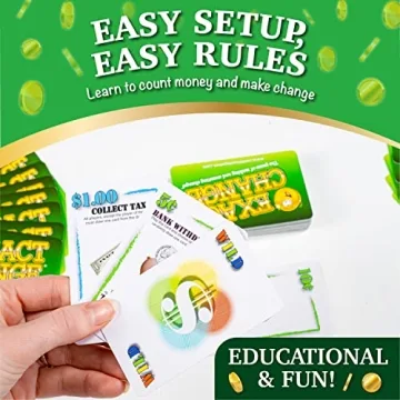 Exact Change Card Game for Fun Money Counting Learning