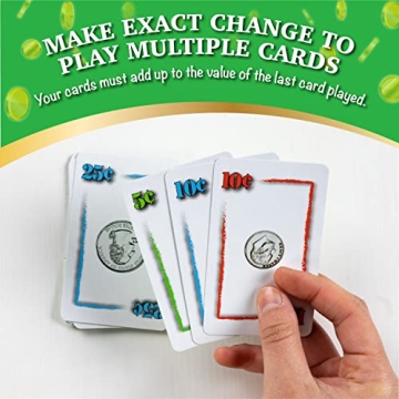 Exact Change Card Game for Fun Money Counting Learning