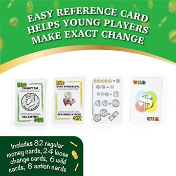 Exact Change Card Game for Fun Money Counting Learning