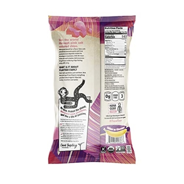 Barnana Organic Plantain Chips Himalayan Pink Salt 5 Oz