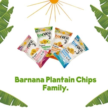 Barnana Organic Plantain Chips Himalayan Pink Salt 5 Oz