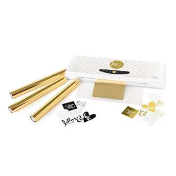 Heidi Swapp MINC Foil 12-inch x 120-inch Rose Gold Foil Roll, Card Making Kit, Compatible with Minc Foiling and Laminator Machine, Scrapbooking, Journaling, Crafting, Memory Keeping