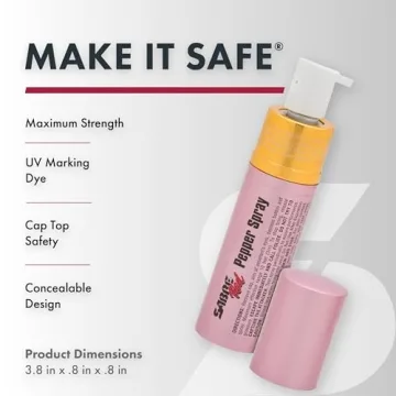 SABRE Lipstick Pepper Spray for Discreet Self-Defense