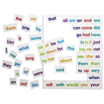 Active Minds Sight Words Magnets - Learn and Practice Language Building Skills needed for Reading (Ages 5 and Up)