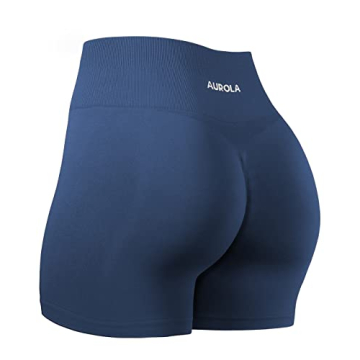 AUROLA Dream Collection Women Workout Shorts High Waist Gym Shorts, Scrunch Butt Seamless Athletic S...