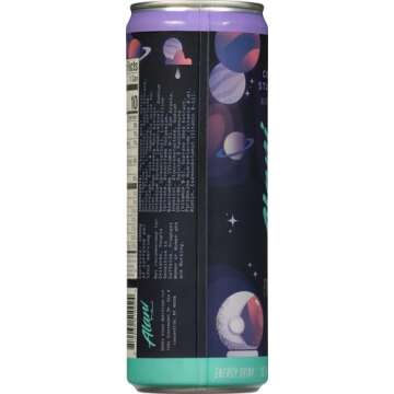 Alani Nu COSMIC STARDUST Sugar Free, Low Calorie Energy Drinks | 200mg Caffeine | Biotin B Vitamins | Zero Sugar | 10 Calories | 12 Fl Oz Cans | 12 Pack