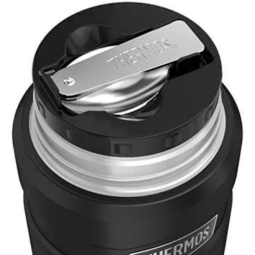 THERMOS 16 Ounce Vacuum-Insulated Food Jar with Spoon