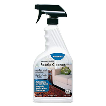 ForceField® Fabric Cleaner Professional Strength, Deeply Penetrates Water Safe Fabric & Fibers of Upholstery, Clothing, Rugs & Carpeting - 22oz (4 pack)
