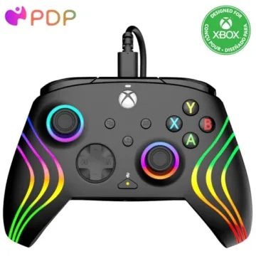 PDP Gaming Afterglow™ Wave Enhanced Wired Controller - Customizable & Ergonomic