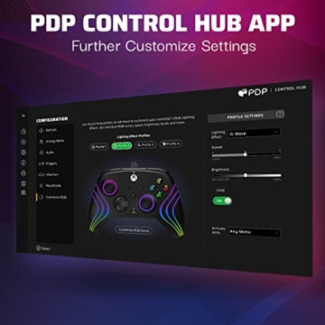 PDP Gaming Afterglow™ Wave Controller - Customizable & Ergonomic