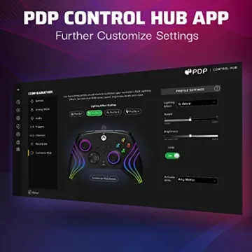 PDP Gaming Afterglow™ Wave Controller - Customizable & Ergonomic