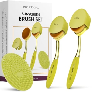 Mothercould Sunscreen Brush Set - Lotion Applicator for Kids, Babies, Families, and Adults | Safe fo...