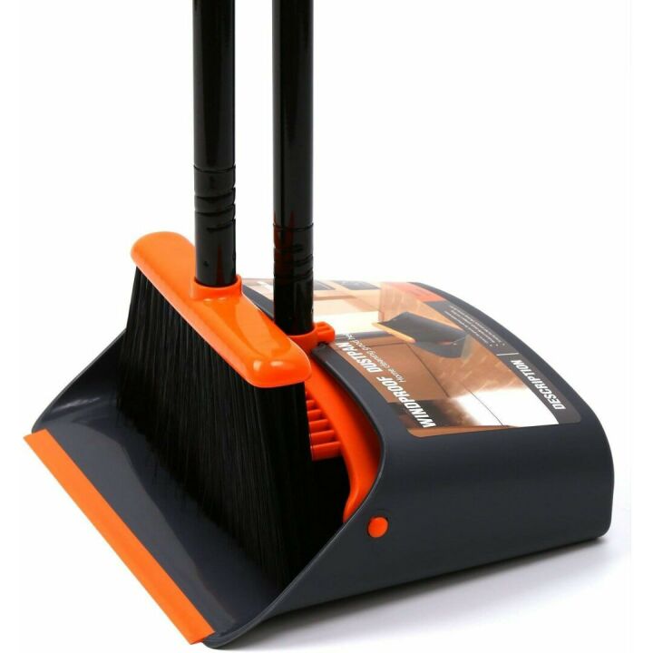 TreeLen Broom and Dustpan Set - 52" Handle