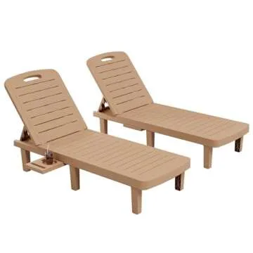 UDPATIO Oversized Adjustable Lounge Chairs for Outdoor Comfort