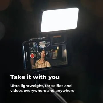 BIGSOFTI Portable LED Soft Selfie Light - USB Rechargeable