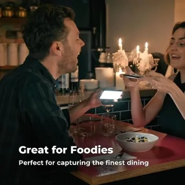 BIGSOFTI Portable LED Soft Selfie Light - USB Rechargeable