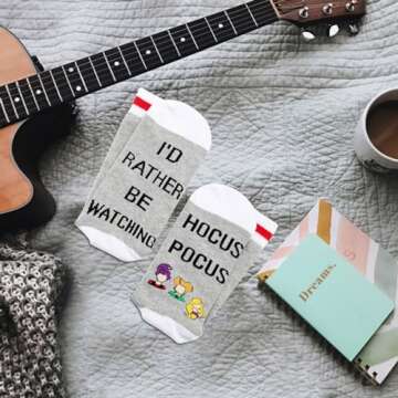 TSOTMO Witch Gift Socks for Halloween Movie Lovers