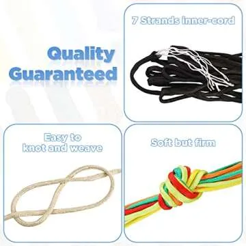 GNILLKO Paracord Bracelet Kit, 40 Colors 10 Feet 550 Paracord Kit and Complete Accessories, Paracord Rope Kit for Making Paracord Bracelets, Lanyards, Dog Collar, Bracelet
