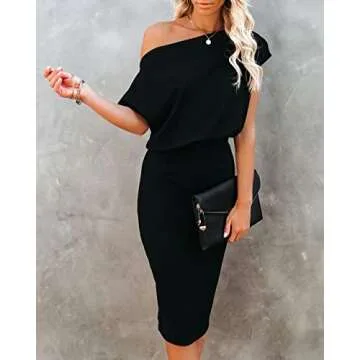 Ezbelle Women's Off The Shoulder Dress for All Occasions