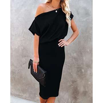 Ezbelle Women's Off The Shoulder Dress for All Occasions