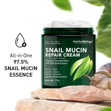 Korean Snail Mucin Moisturizer for Hydrated Skin