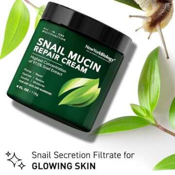 Korean Snail Mucin Moisturizer for Hydrated Skin